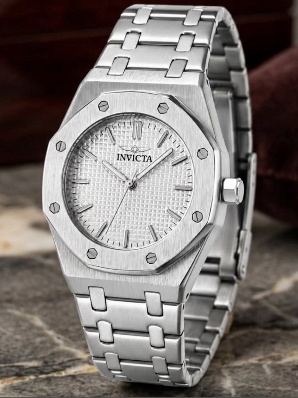Invicta Royal Celestial Brushed Silver Woman’s Luxury Collection Watch!